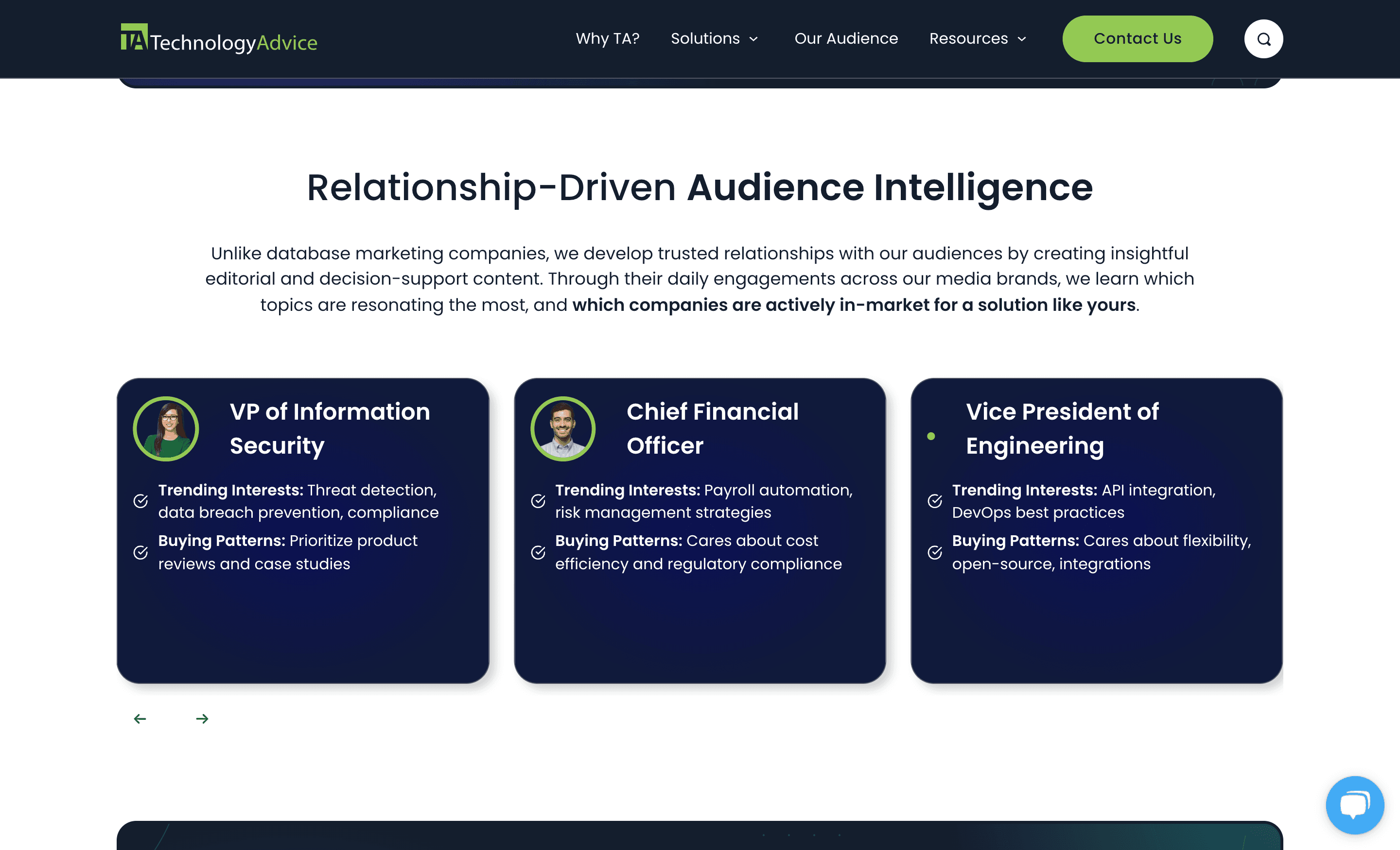 solutions.technologyadvice.com desktop carousel